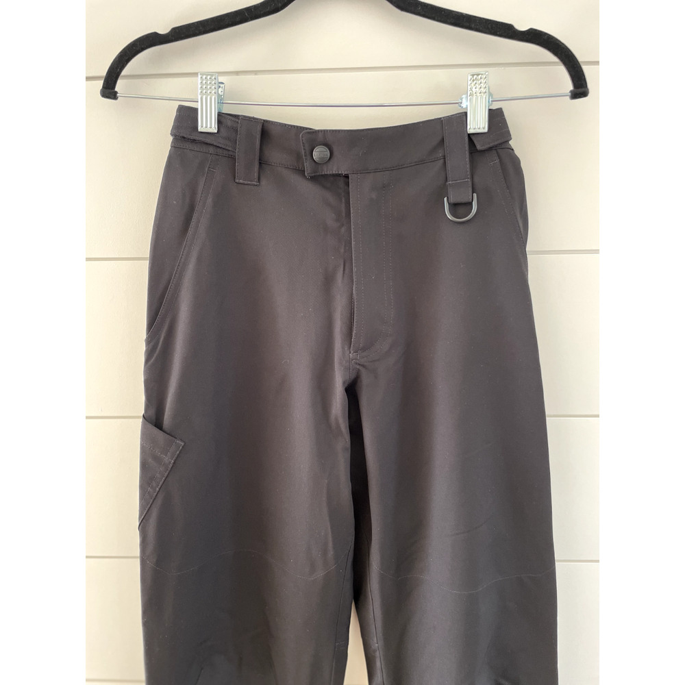 L.L.Bean kids snow pants shell black sz 14 TEK gator & zipper at hem unisex - Picture 3 of 11